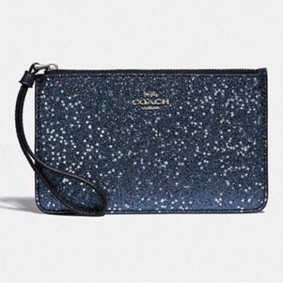 Coach Bags Coach Metallic Glitter Stars Wristlet Poshmark